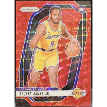 2024-25 PANINI PRIZM NBA BRONNY JAMES JR RC 湖人 幫你煎 紅波紋 #243