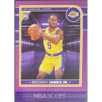 2024-25 PANINI NBA HOOPS BRONNY JAMES JR RC LAKERS 湖人 球員卡 紫