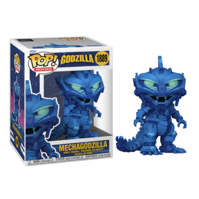 BEETLE FUNKO POP 機械哥吉拉 復古未來主義 MECHAGODZILLA 電影系列 藍 煙火 1889