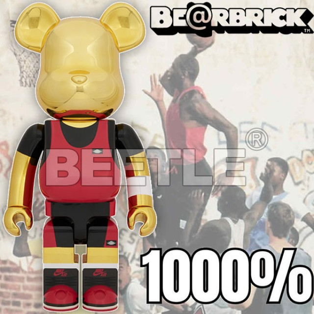 BEETLE BE@RBRICK MICHAEL JORDAN 1985 麥可 喬丹 金色 電鍍 1000%