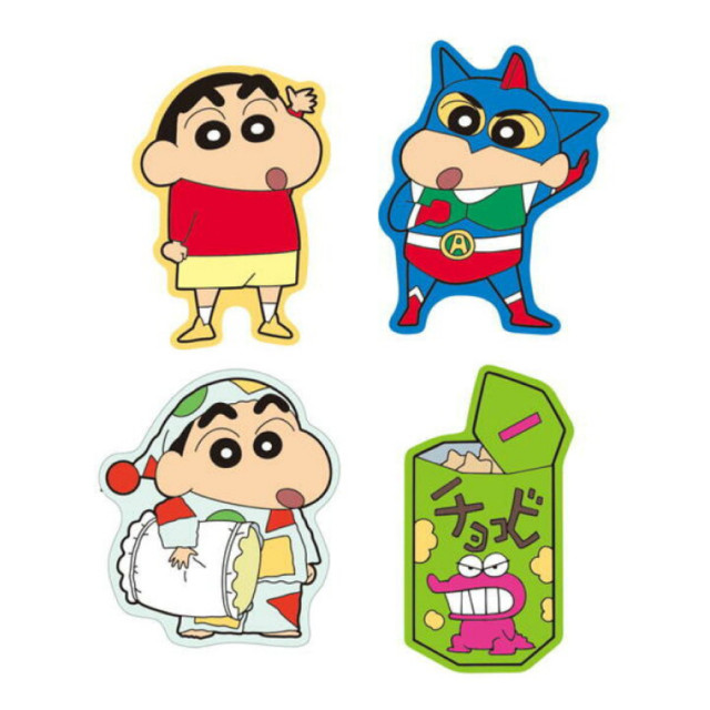 BEETLE 蠟筆小新 橡膠磁鐵 動感超人 鱷魚餅乾 小新 野原新之助 小新 日本正版