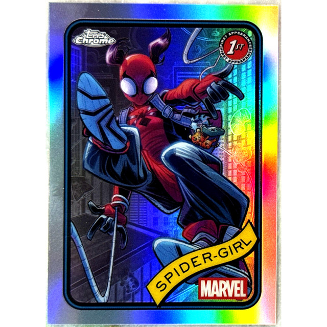 2025 TOPPS CHROME MARVEL 蜘蛛女孩 SPIDER-GIRL 1ST APPEARANCE 143