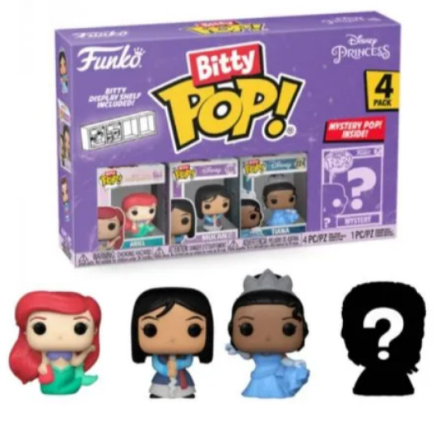 FUNKO BITTY POP 整盒販售 迪士尼 公主系列 小美人魚 花木蘭 蒂安娜 迷你 公仔 隱藏款隨機出貨