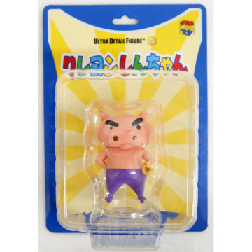 MEDICOM TOY UDF 蠟筆小新 肥嘟嘟左衛門 不理不理左衛門 野原新之助 小新 公仔 豬