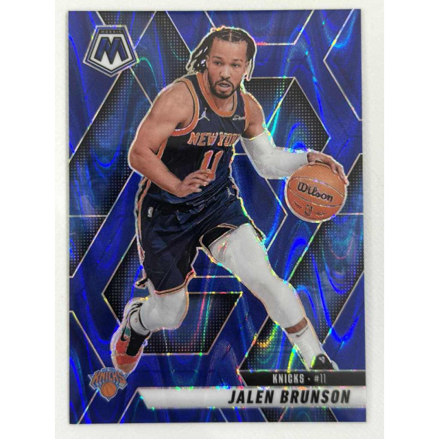 24-25 PANINI NBA MOSAIC JALEN BRUNSON 馬賽克 藍 紐約尼克 大頭森 球員卡 限量