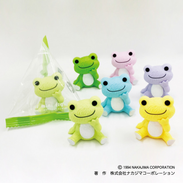 隨機出貨1個 BEETLE 微笑青蛙小公仔 擬糖果包裝迷你公仔 PICKLES FROG 日本正版