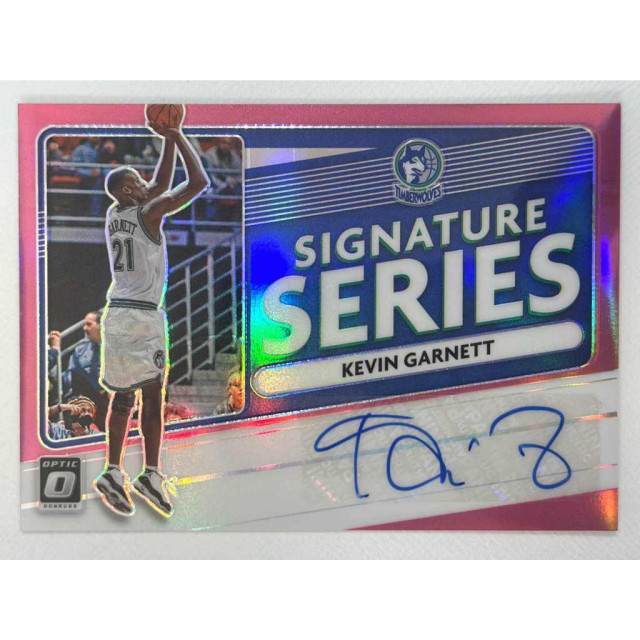 20-21 PANINI DONRUSS OPTIC KEVIN GARNETT AUTO 貼紙簽 狼王 KG 球員卡