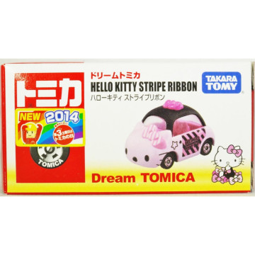 盒損 BEETLE DREAM TOMICA HELLO KITTY 凱蒂貓 三麗鷗 RIBBON 蝴蝶結 2014