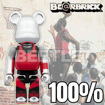BEETLE BE@RBRICK MICHAEL JORDAN 1985 麥可 喬丹 銀色 電鍍 100%