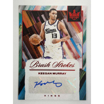 2024-25 PANINI COURT KINGS KEEGAN MURRAY AUTO 貼紙簽 國王 球員卡 油畫
