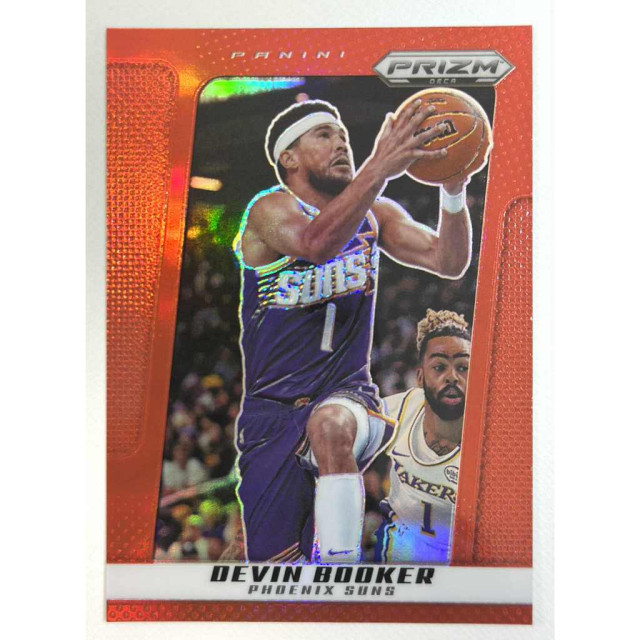 2024-25 PANINI PRIZM DECA DEVIN BOOKER 太陽 SUNS 球員卡 紅亮 199張