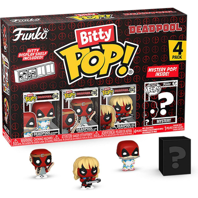 整盒販售 BEETLE FUNKO BITTY POP 死侍 DEADPOOL 睡衣 重金屬搖滾 漫威 迷你 公仔