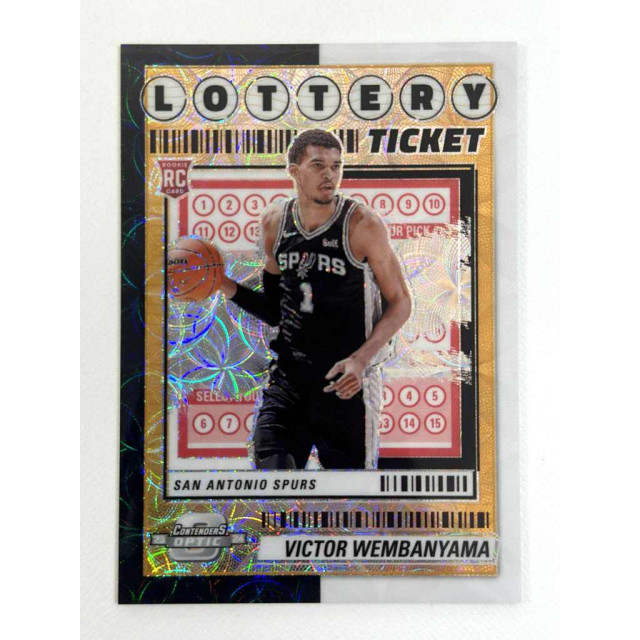 PANINI CONTENDERS OPTIC 馬刺 斑馬 樂透 圈圈亮 VICTOR WEMBANYAMA RC 球票