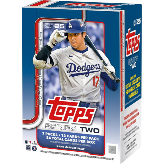 整盒販售 2025 TOPPS SERIES S2 BASEBALL BLASTER BOX 棒球卡 MLB 大谷翔平