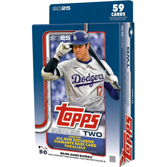 整盒販售 2025 TOPPS SERIES 2 BASEBALL HANGER BOX 棒球卡 MLB 59張卡