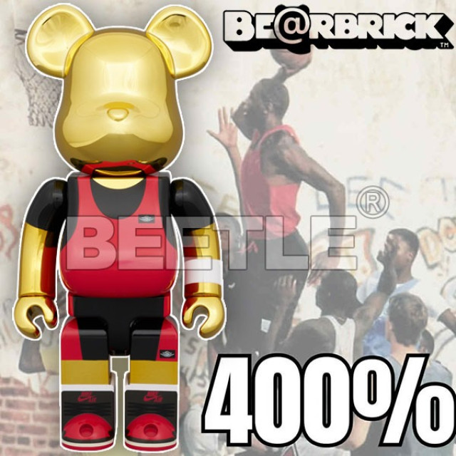 BEETLE BE@RBRICK MICHAEL JORDAN 1985 麥可 喬丹 金色 電鍍 400%