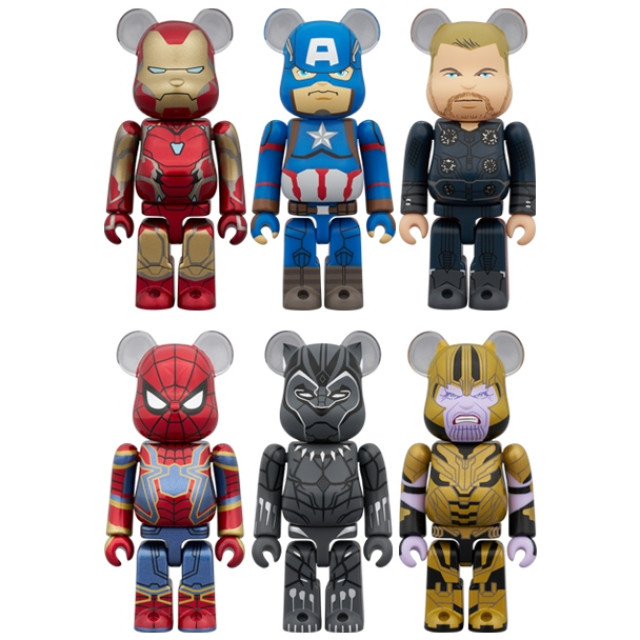 單抽1盒 BEETLE BE@RBRICK 盲盒 漫威 鋼鐵人 蜘蛛人 INFINITY SAGA 庫柏力克熊 100%