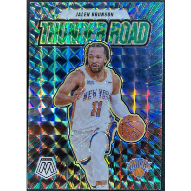 24-25 PANINI MOSAIC JALEN BRUNSON 馬賽克 紐約尼克 大頭森 球員卡 THUNDER 綠
