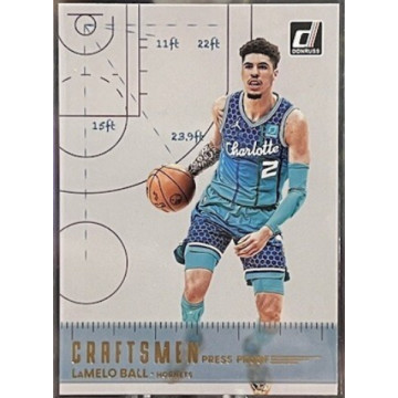 2022-23 PANINI NBA DONRUSS CRAFTSMEN LAMELO BALL 黃蜂 球員卡 金 球弟