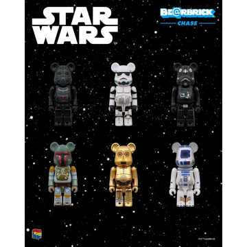確認款 BEETLE BE@RBRICK 星際大戰 STAR WARS 黑武士 白兵 波巴·費特 庫柏力克熊 100%