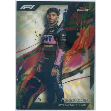 2024 TOPPS FINEST F1 PIERRE GASLY BWT ALPINE 賽車 阿爾卑F1車隊 #10