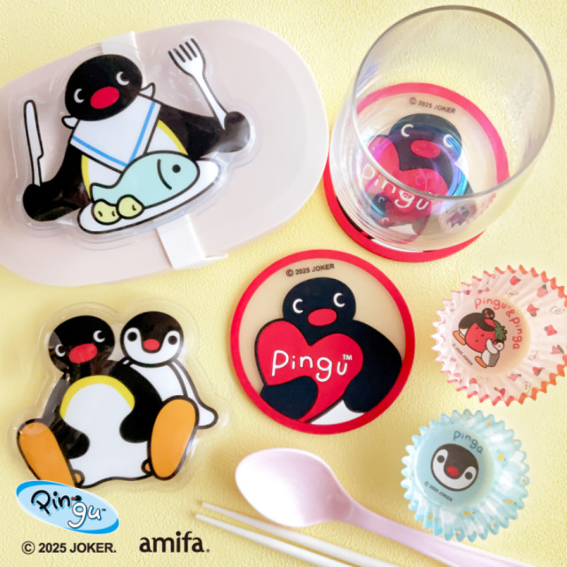 BEETLE 日本正版 AMIFA PINGU 企鵝家族 壓克力吊飾 鑰匙圈 杯墊 夾子 髮夾