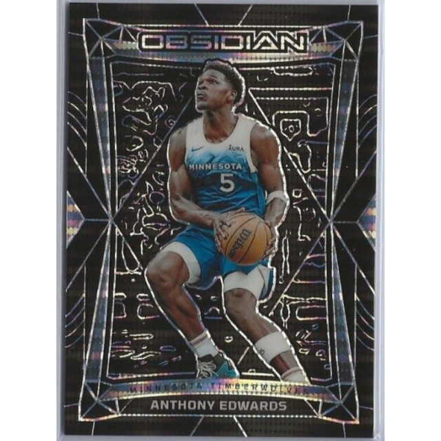 2023-24 PANINI OBSIDIAN ANTHONY EDWARDS 黑曜石系列 灰狼 蟻人 球員卡