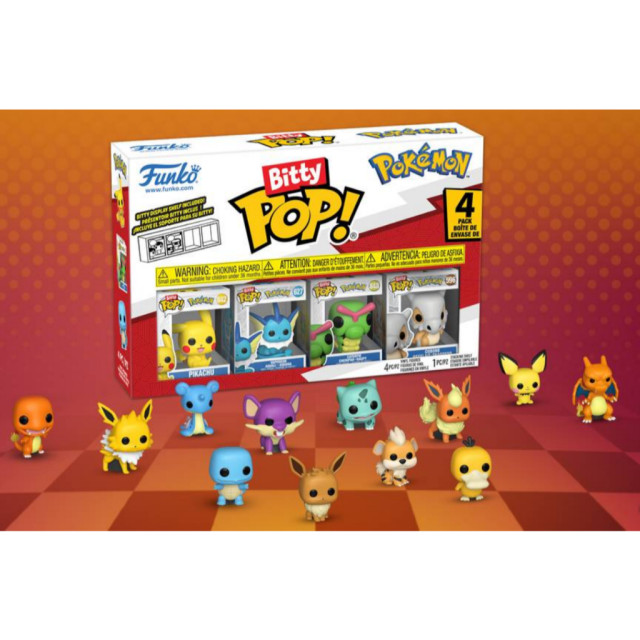 BEETLE FUNKO BITTY POP POKEMON 寶可夢 皮卡丘 傑尼龜 妙蛙種子 單售賣場 迷你 公仔
