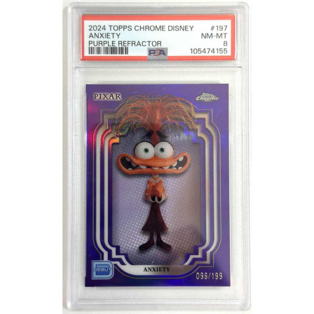 BEETLE TOPPS 阿焦 焦焦 ANXIETY 迪士尼 腦筋急轉彎 INSIDE OUT 2 皮克斯 限量199張