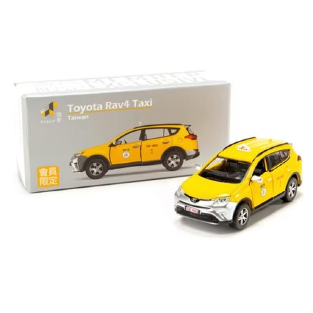 BEETLE 微影 TINY TOYOTA RAV4 TAXI 台灣計程車 豐田 1/64 合金模型車 會員限定
