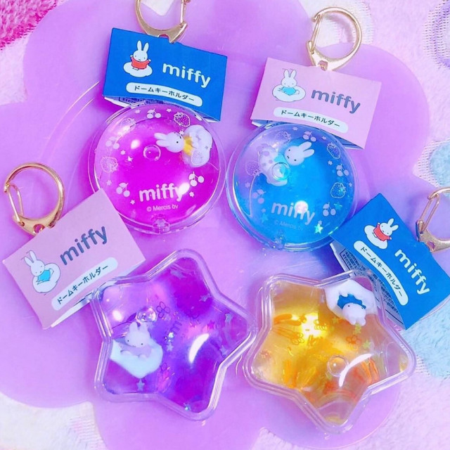 BEETLE 日本正版 MIFFY 米飛兔 米菲兔 米菲 漂浮 星星 鑰匙圈 吊飾 掛飾 流體