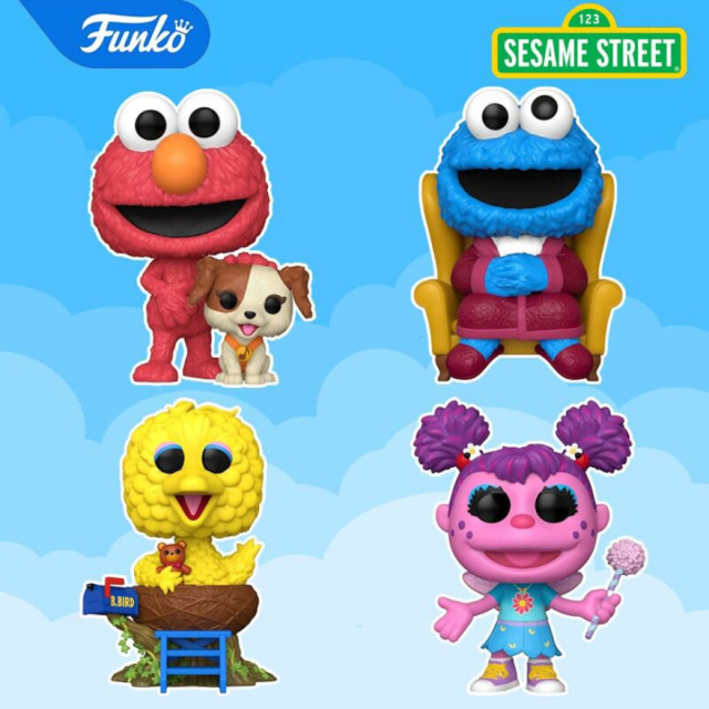 BEETLE FUNKO POP 芝麻街 艾蒙 餅乾怪獸 愛比 艾比 ELMO SESAME STREET