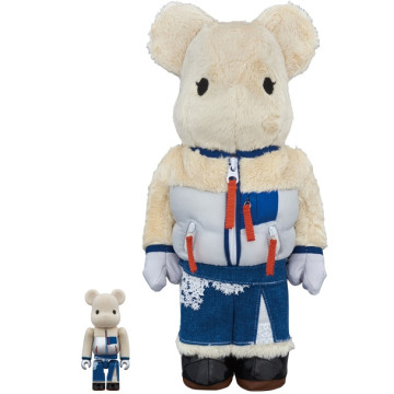 BEETLE BE@RBRICK SACAI COLETTE 阿部千登勢 超限量 聯名 庫柏力克熊 100% 400%