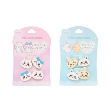 BEETLE 吉伊卡哇 髮圈 綁頭髮的 髮飾 烏薩奇 小八貓 小桃 CHIIKAWA 日本正版 造型髮圈 2入