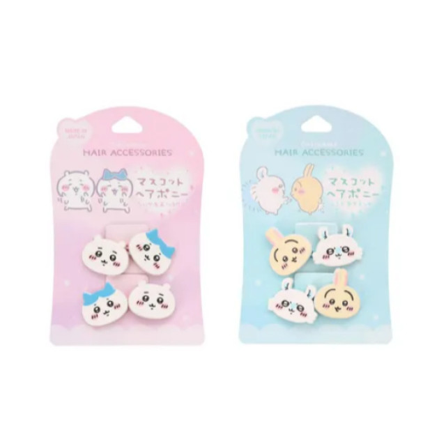 BEETLE 吉伊卡哇 髮圈 綁頭髮的 髮飾 烏薩奇 小八貓 小桃 CHIIKAWA 日本正版 造型髮圈 2入