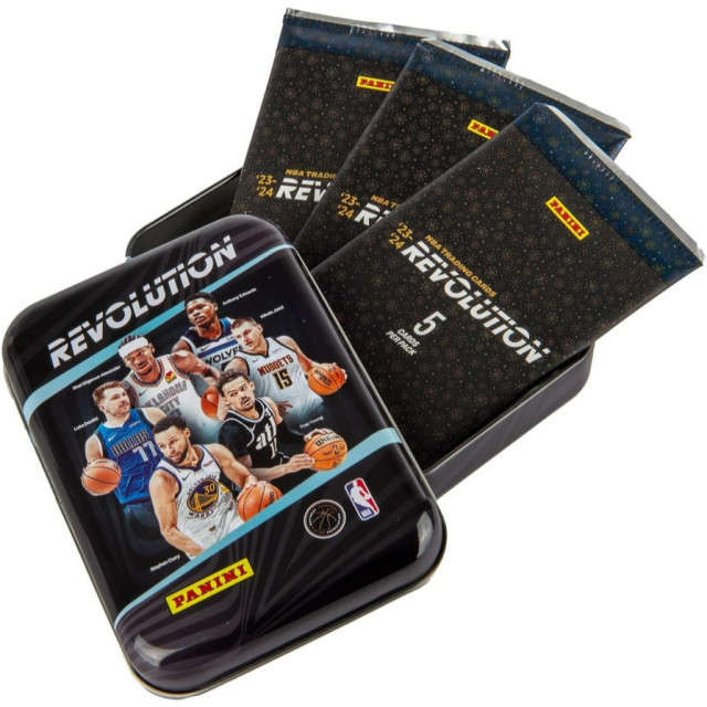 BEETLE PANINI NBA 2023-24 REVOLUTION WINTER TIN 籃球卡 籃球卡盒 拚斑馬