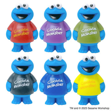 隨機出貨1個 BEETLE 餅乾怪獸 COOKIE MONSTER 芝麻街 小公仔 擬糖果包裝迷你公仔 日本正版