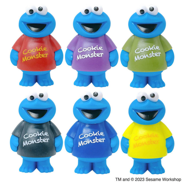 隨機出貨1個 BEETLE 餅乾怪獸 COOKIE MONSTER 芝麻街 小公仔 擬糖果包裝迷你公仔 日本正版