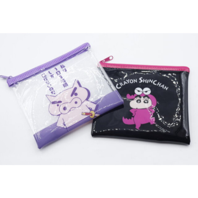 BEETLE 日本正版 蠟筆小新 塑膠小包 小袋 收納 肥嘟嘟左衛門 鱷魚先生 CRAYON SHIN-CHAN