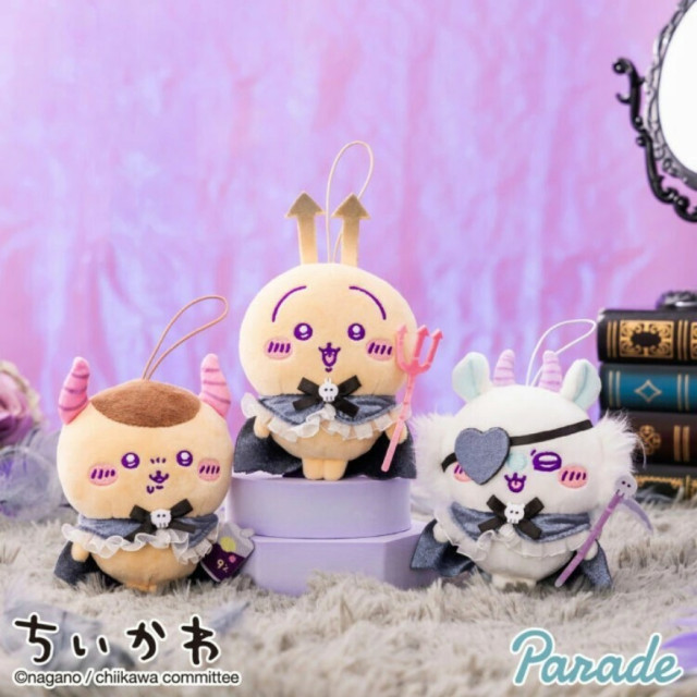 BEETLE 吉伊卡哇 惡魔系列 飛鼠 小桃 烏薩奇 栗子 絨毛娃娃 吊飾 CHIIKAWA 景品 日本正版 暗黑 死神