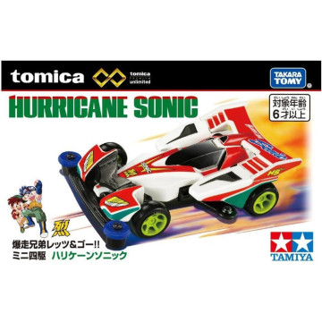 BEETLE TOMICA 爆走兄弟 無極限 迷你四驅車  HURRICANE SONIC 颶風音速 多美卡 小汽車