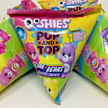 單包販售 BEETLE OOSHIES 彩虹熊 鉛筆帽 筆套 愛心熊 CAREBEARS PENCIL TOPPERS