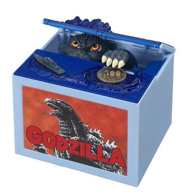 BEETLE SHINE 哥吉拉 GODZILLA 存錢筒 自動 偷錢箱 撲滿 日本正版 BANK 儲金箱 惡作劇銀行
