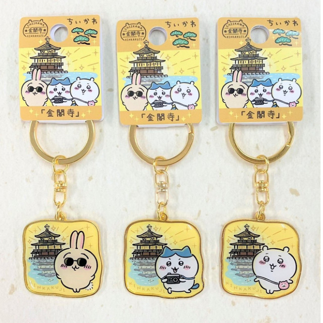 BEETLE 京都 金閣寺 限定 日本正版 烏薩奇 CHIIKAWA 小八貓 吉伊卡哇 小可愛 吊飾 掛飾 鑰匙圈