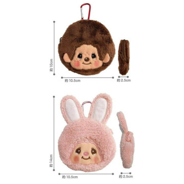 BEETLE 夢奇奇 蒙奇奇 MONCHHICHI 日本正版 迷你 零錢包 耳機袋 小錢包 絨毛 吊飾 AIRPODS