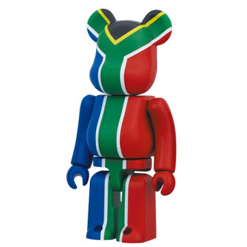 BEETLE BE@RBRICK 南非 FLAG 國旗 SOUTH AFRICA 庫柏力克熊 S20 20代 100%