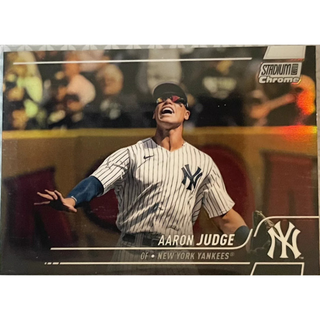 BEETLE 2022 TOPPS STADIUM CLUB CHROME #161 AARON JUDGE 洋基 法官