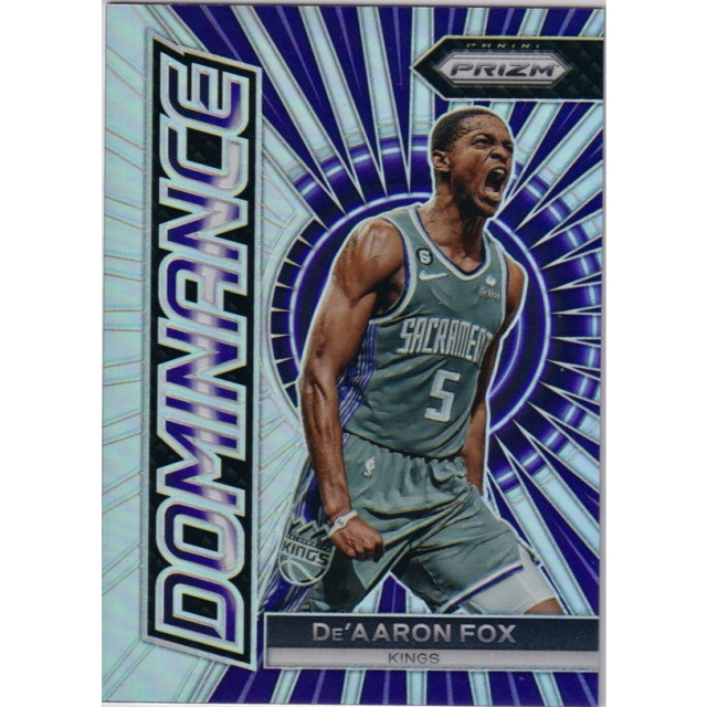 2023-24 PANINI DEAARON FOX SILVER PRIZM DOMINANCE 沙加緬度國王