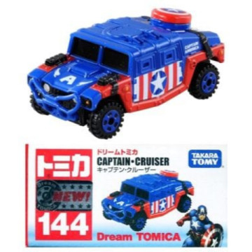 BEETLE TOMICA 美國隊長 悍馬車 多美卡 小汽車 CAPTAIN CRUISER 新車貼 日版 漫威 144