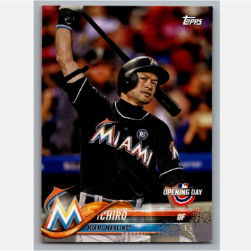 2018 TOPPS OPENING DAY #61 ICHIRO MIAMI MARLINS 鈴木一朗 邁阿密 馬林魚